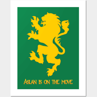 Narnia Flag (Aslan is on the move) Posters and Art